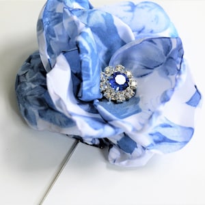 Flower Lapel Pin, Flower Boutonniere, Tuxedo Pin, Silk Flower Pin, Men&#39;s Lapel Pin, Boutonniere Pin, Groomsmen, Black Tie, NEW Design!