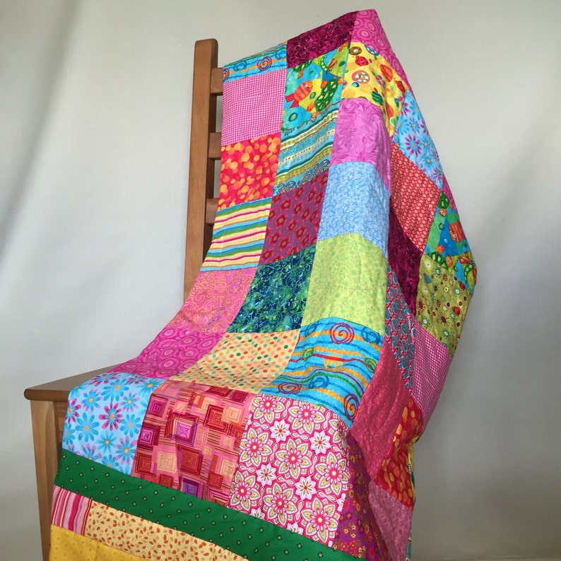 Set of 3 iteams Handmade Single Patchwork Quilt blanket Etsy