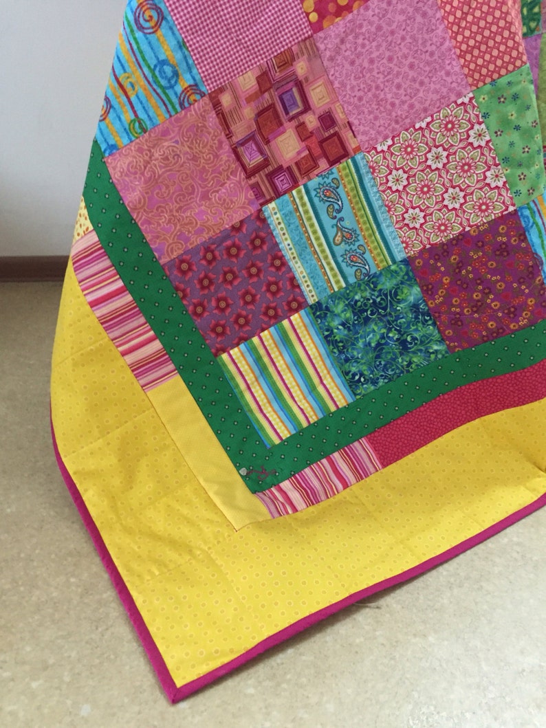 Set of 3 iteams Handmade Single Patchwork Quilt blanket Etsy