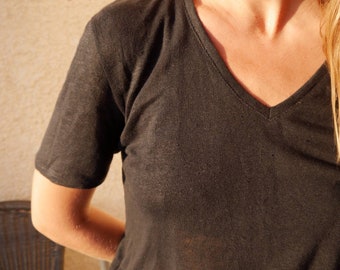 Three (3) hemp t-shirts | organic unisex shirt | eco-friendly clothing by Haptic Path