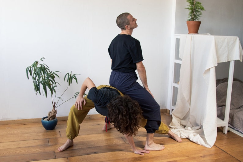 Unisex Hemp Yoga Pants Comfortable Clothing From Natural Etsy