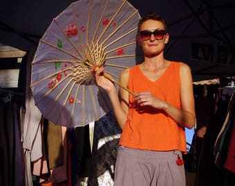 Hemp loose tank top  | Organic shirt | Loose summer top | Ethical fashion by Haptic Path