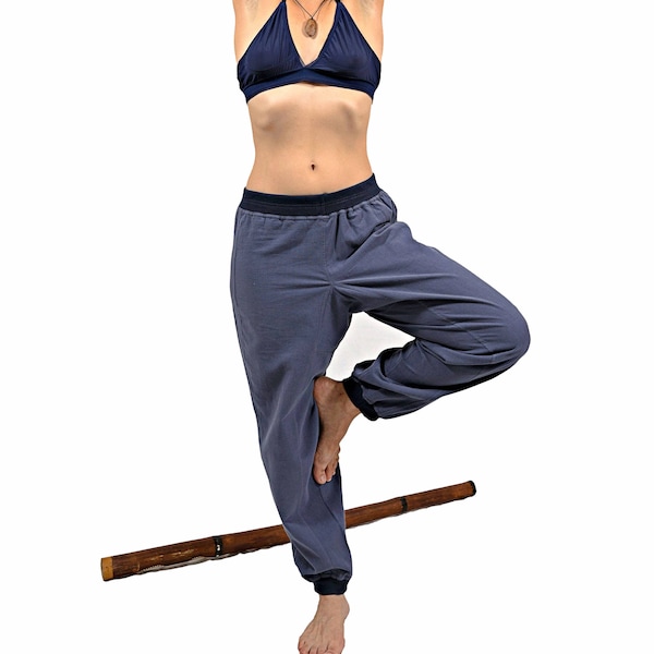 Custom comfy yoga pants for practice | hemp eco-friendly clothing for contact improvisation | kung fu | tai chi | dancing