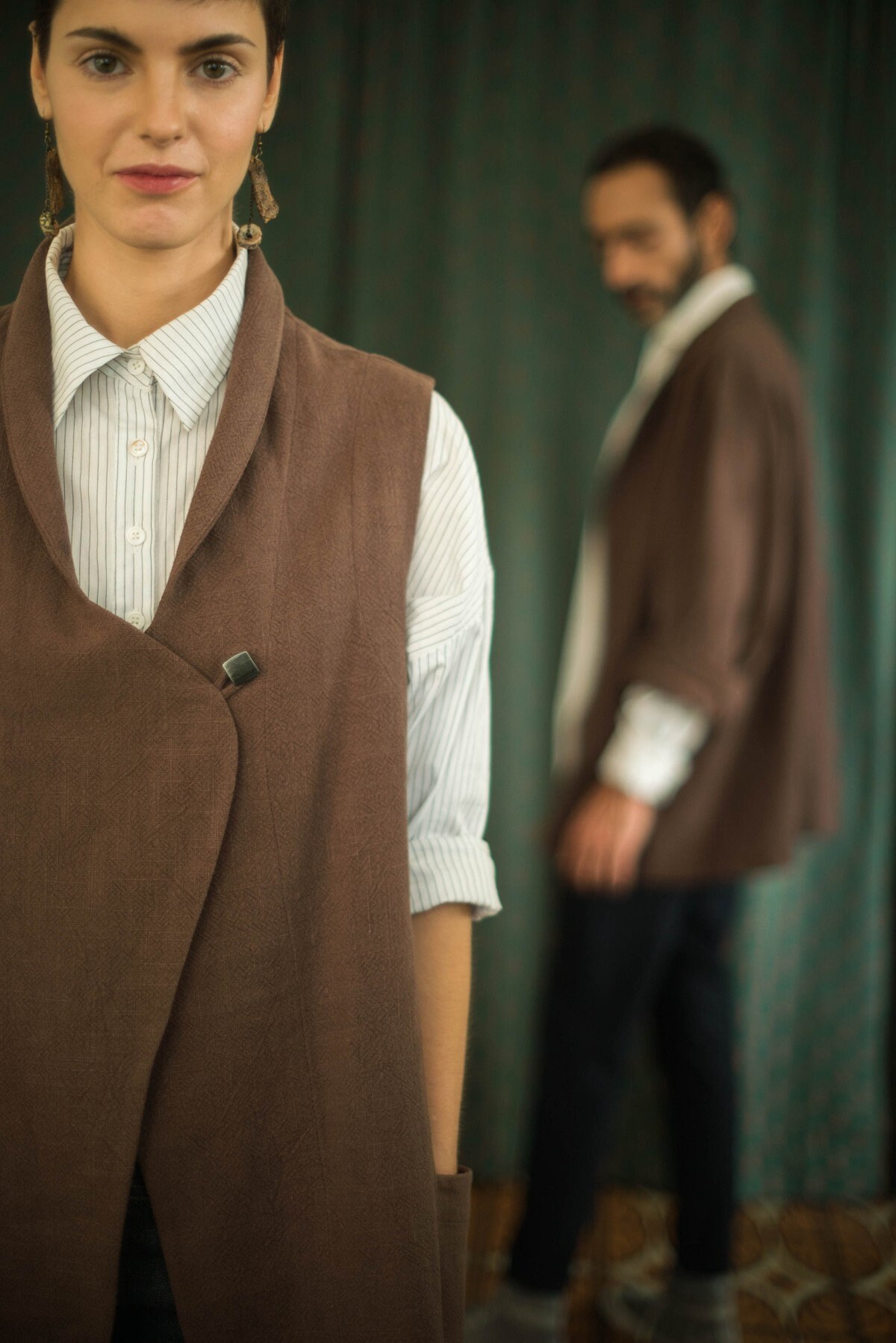 Elegant Vest Made to Order Long Vest With Pockets Unisex - Etsy