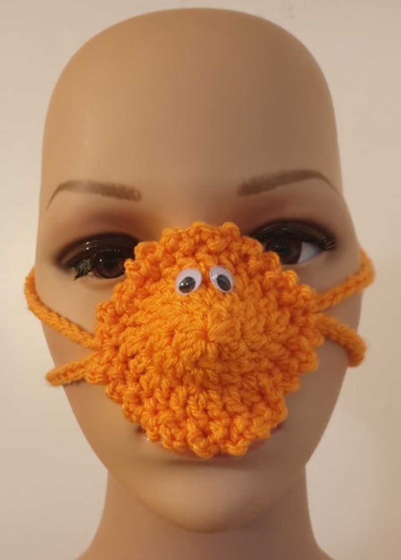 Nose Warmer Novelty Gift Orange Nose Warmerbird Nose Etsy