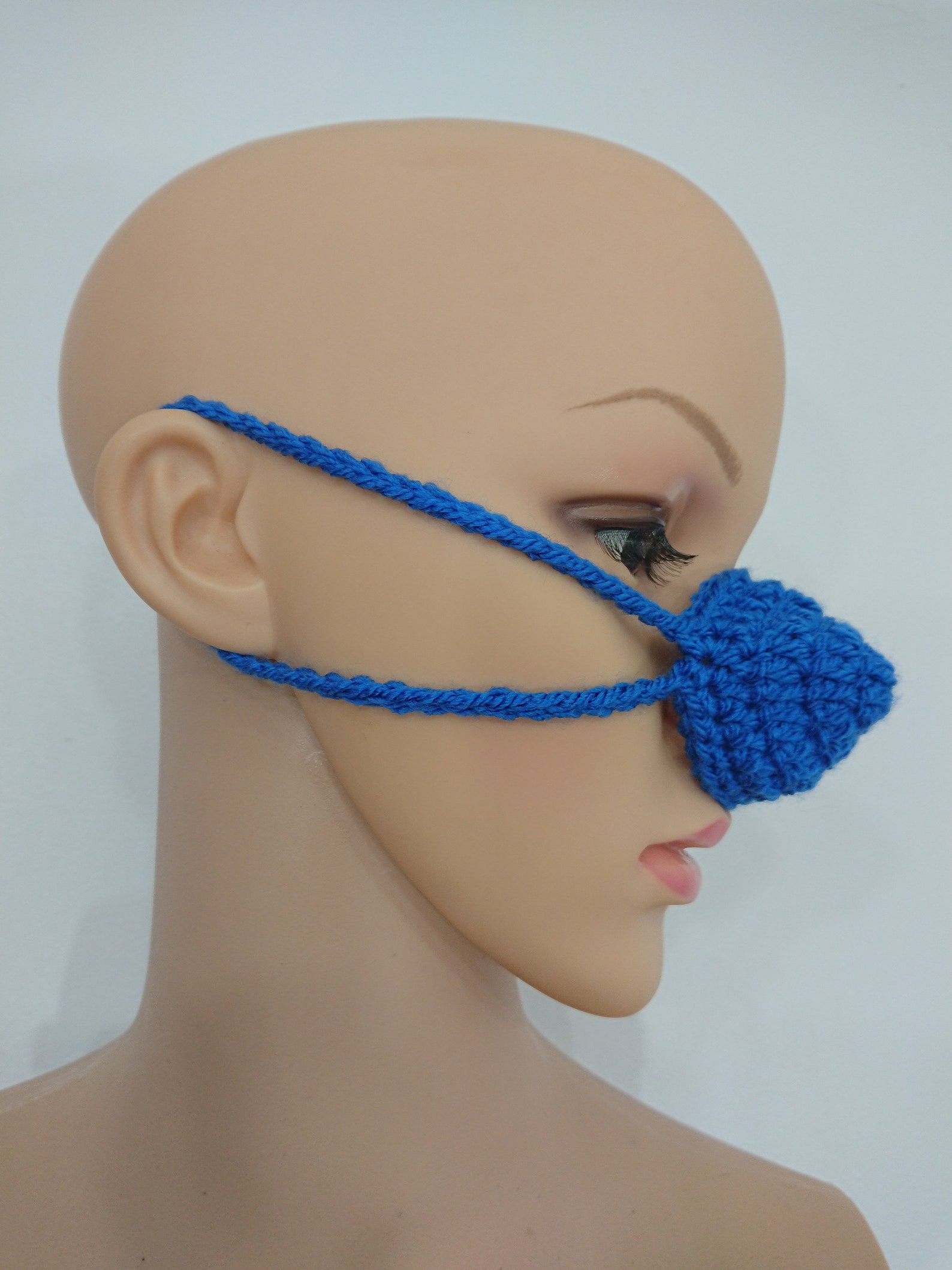 Knitted Nose Warmer Crochet Nose Warmer Size Large Nose Etsy UK