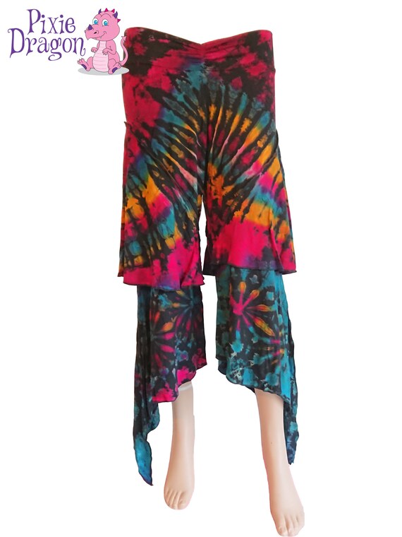 tie dye boho pants