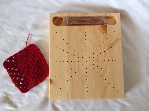 Handmade Pine Crochet Blocking Board 