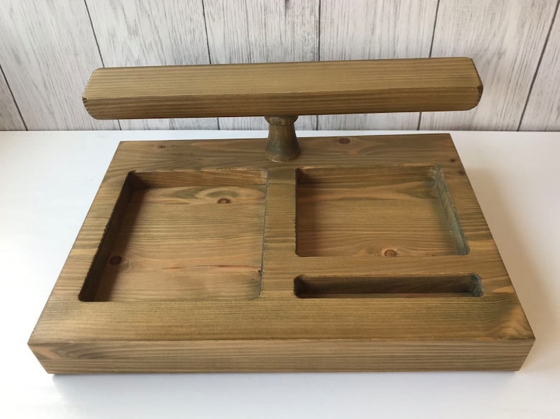 Wooden Watch stand bedside organiser image 7