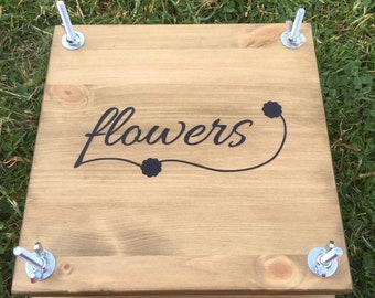 9” Wooden flower press