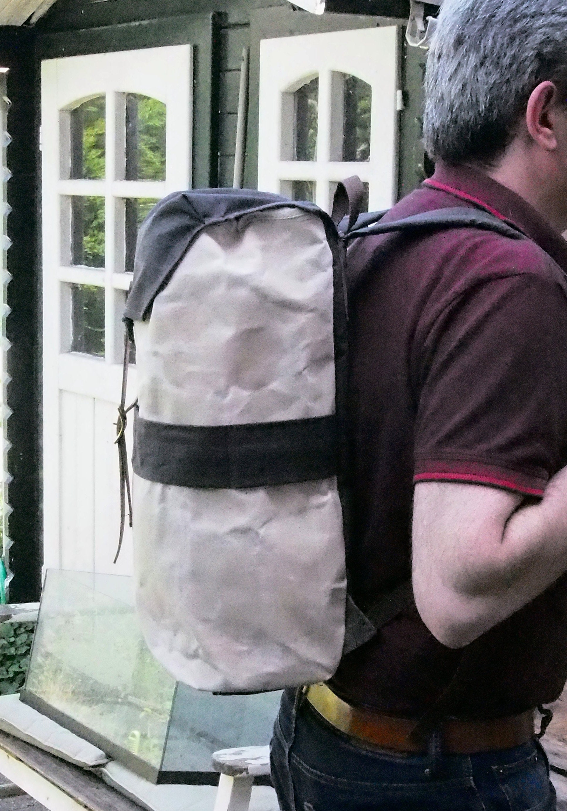 Bushcraft Canvas Backpack 30L capacity, A heavy duty waxed canvas