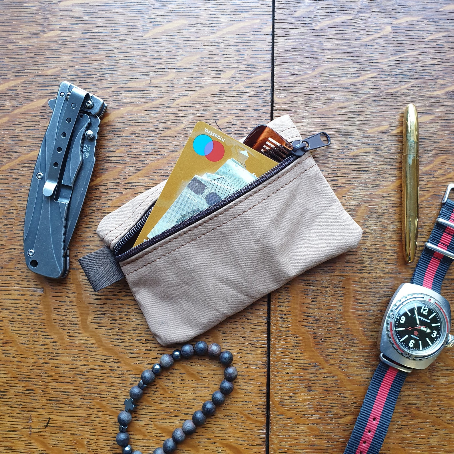 EDC wallet pocket knife case purse for your payment cards Etsy
