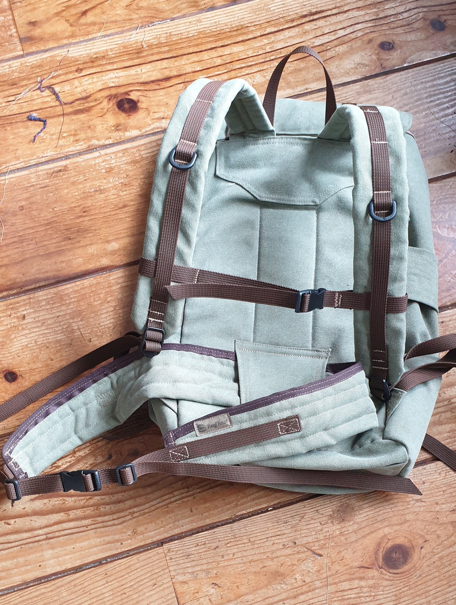 Bushcraft Pack 14oz Canvas Backpack 23l Heavy duty rucksack Etsy