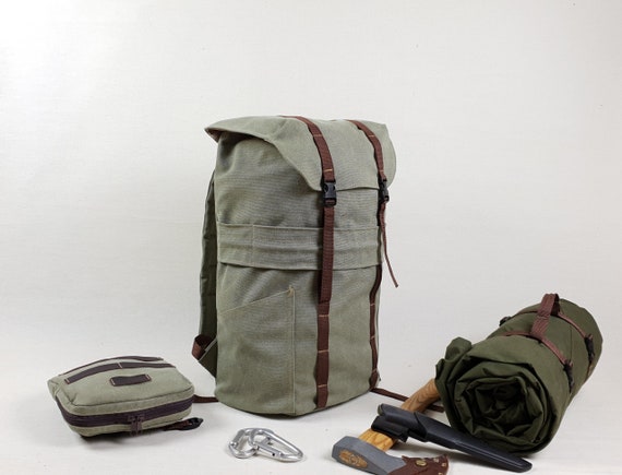 canvas rucksack bushcraft