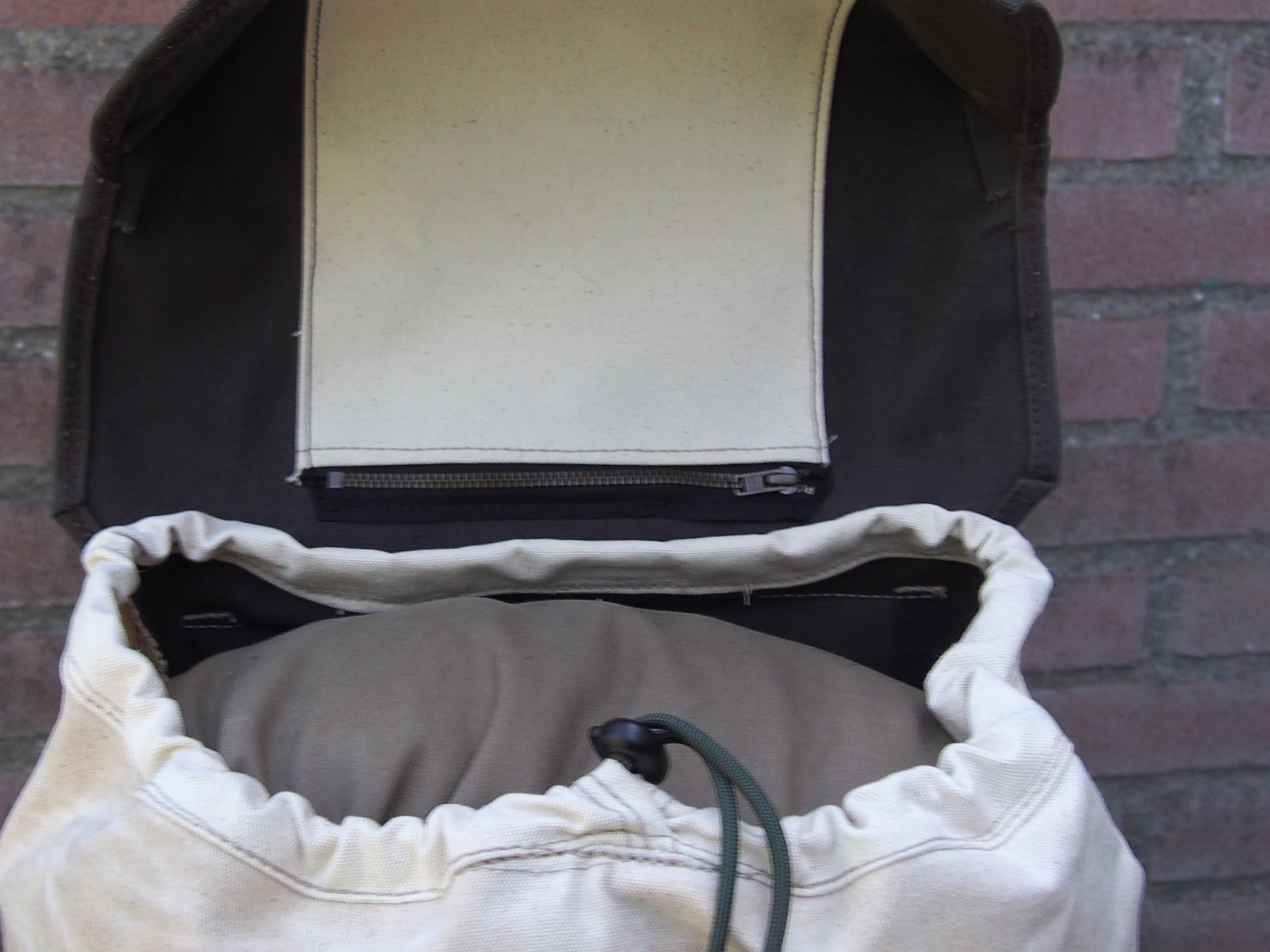 Bushcraft Canvas Backpack 30L capacity, A heavy duty waxed canvas