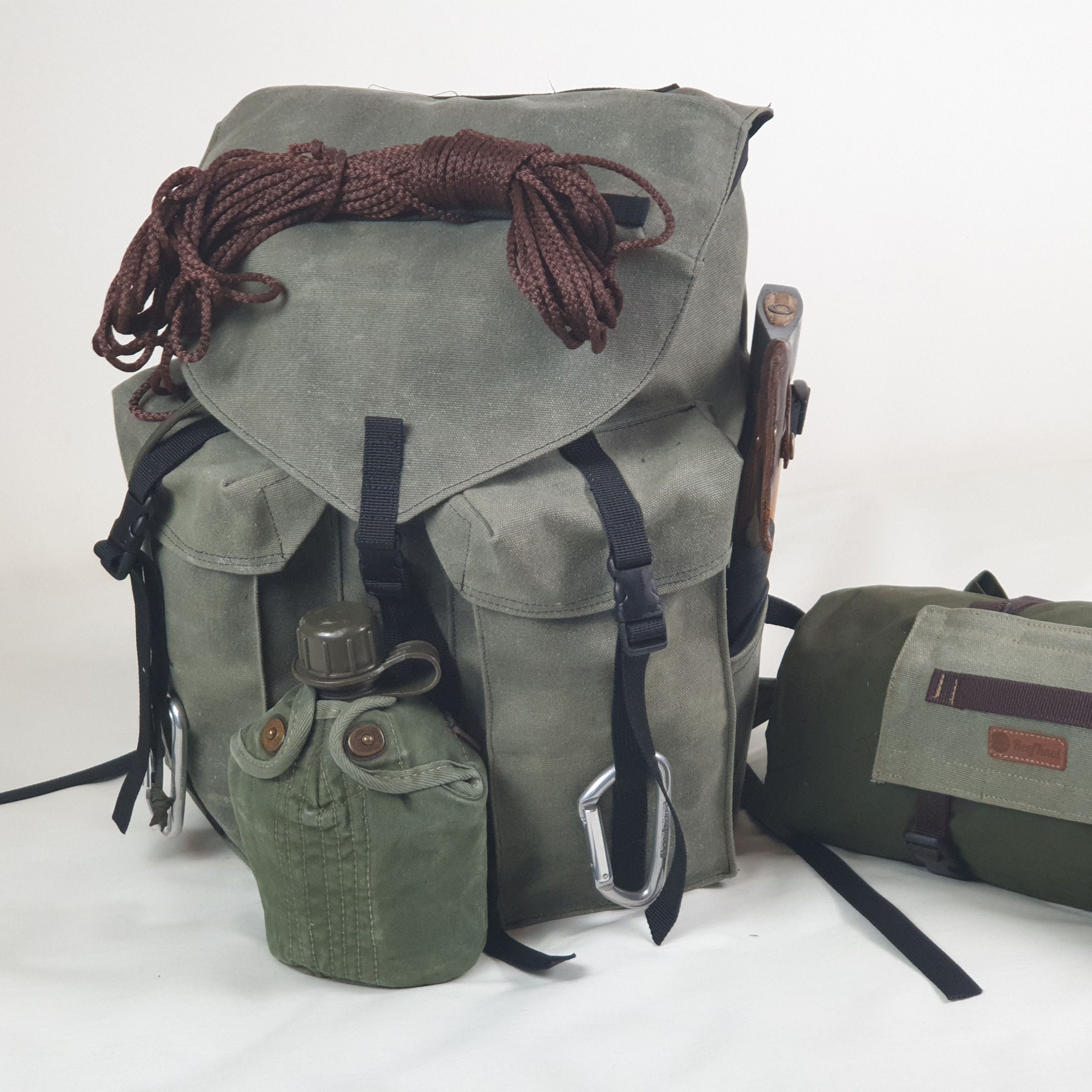 Waxed Canvas Backpack Keweenaw Bay Indian Community