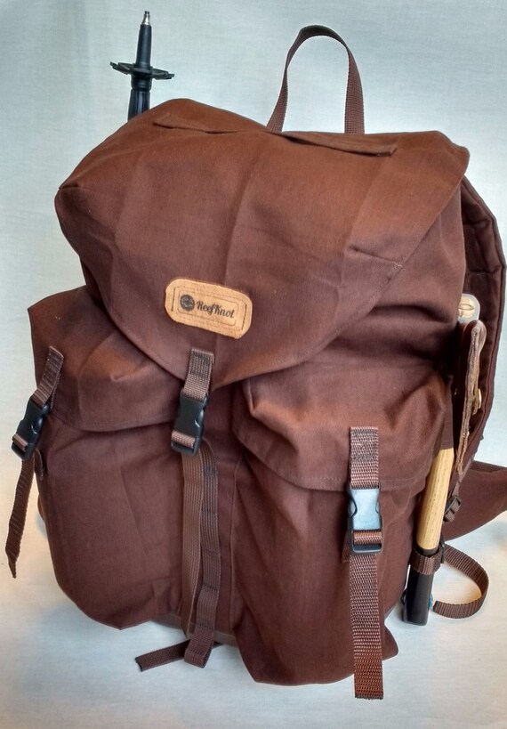 canvas backpacking pack