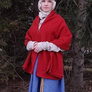 Viking coat, Viking shawl, Reenactment, Early medieval coat