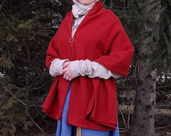 Viking coat, Viking shawl, Reenactment, Early medieval coat