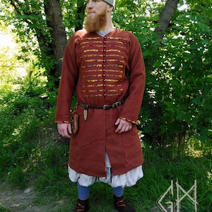 Viking Rus Woolen Caftan, Birka Caftan, Early Medieval, Reenactment