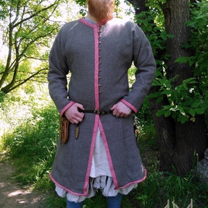 Early Medieval Viking Rus woolen Men&#39;s caftan, Viking Costume, Reenactment