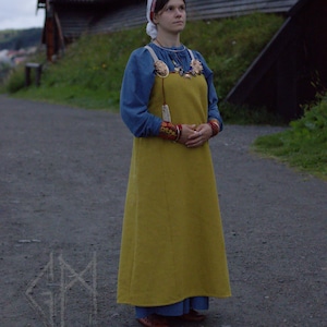 Viking Scandinavian Apron Dress, Smokkr