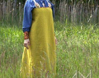 Viking Scandinavian Apron Dress, Smokkr