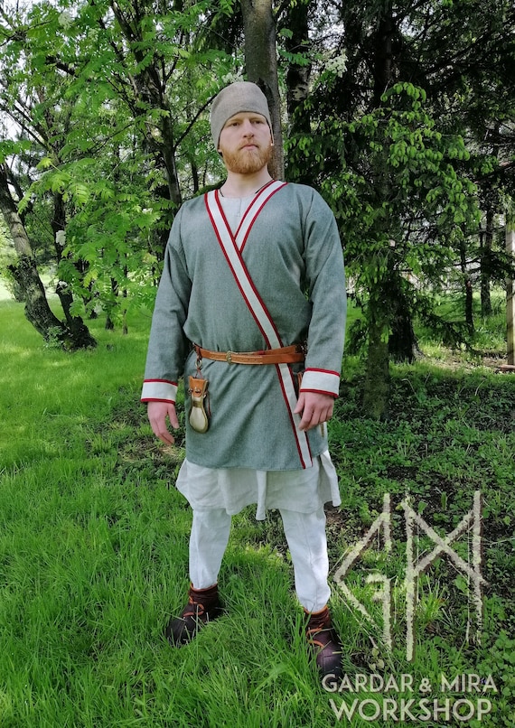 Klappenrock manteau en laine Hedeby Viking costume VIking reconstitution Etsy Canada