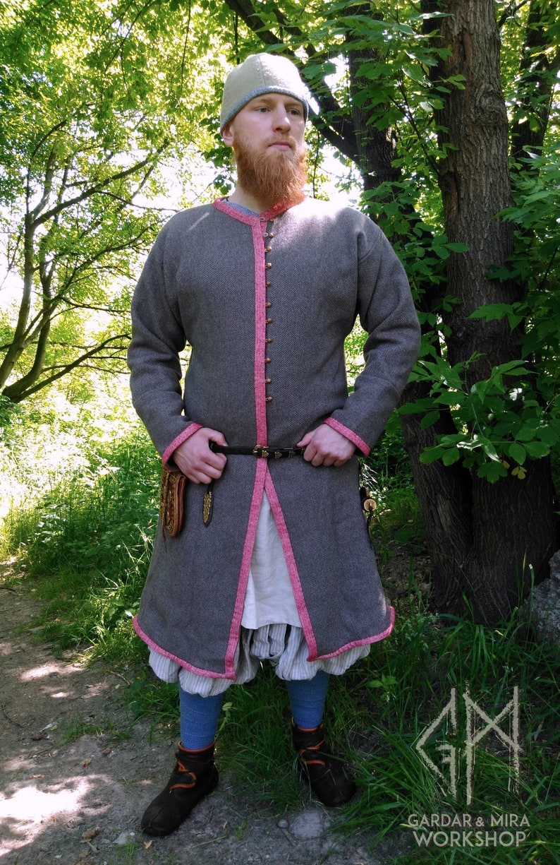 Early Medieval Viking Rus Woolen Men's Caftan Viking - Etsy