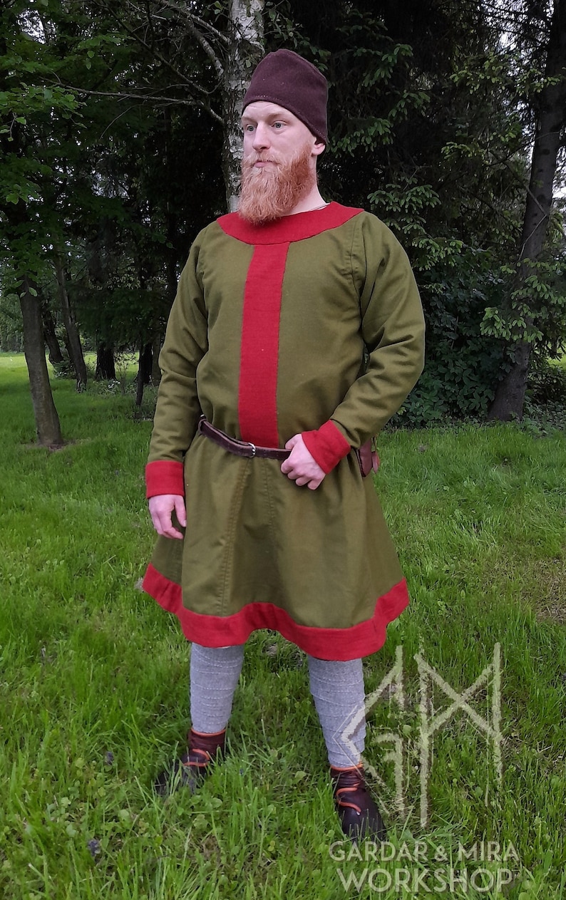 Woolen Tunic Stuttgart Psaltir Early Medieval West Tunic - Etsy