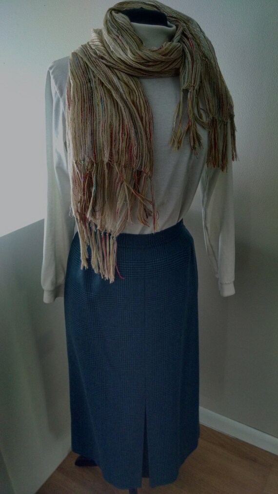 Evan-Picone Sz 14 Wool Skirt / Impeccably Tailore… - image 1