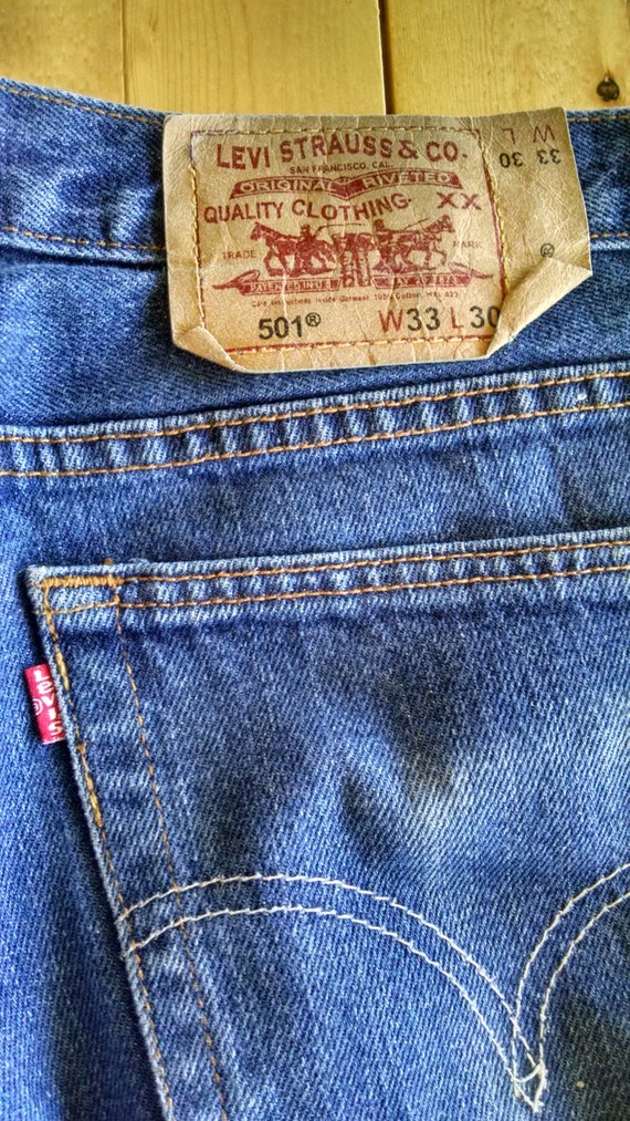 levi's button fly 501 blues