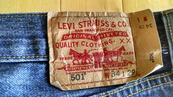 501 Blues / Levis 36-29 / Waist 36" (91cm) / Inse… - image 1