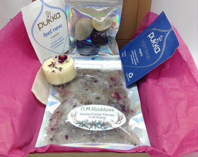 Menopause Pamper Hamper, Self Care, Spa Treat, Mothers Day, Bath Potion