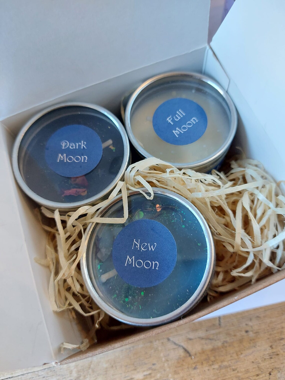 3 Moon Ritual Candles, Moon Esbat, Moon Goddess, Pagan Wiccan, Witchy ...