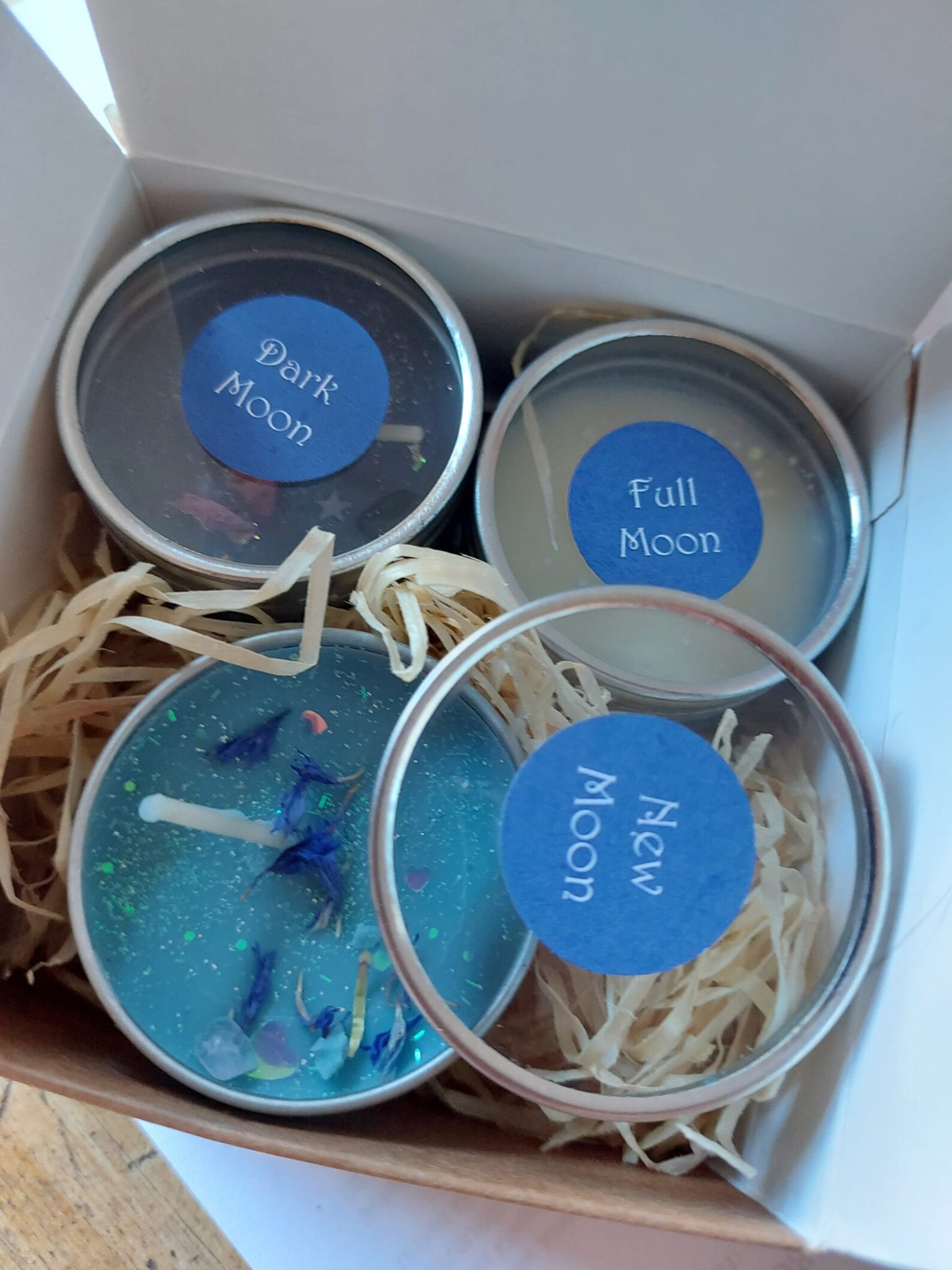 3 Moon Ritual Candles, Moon Esbat, Moon Goddess, Pagan Wiccan, Witchy ...