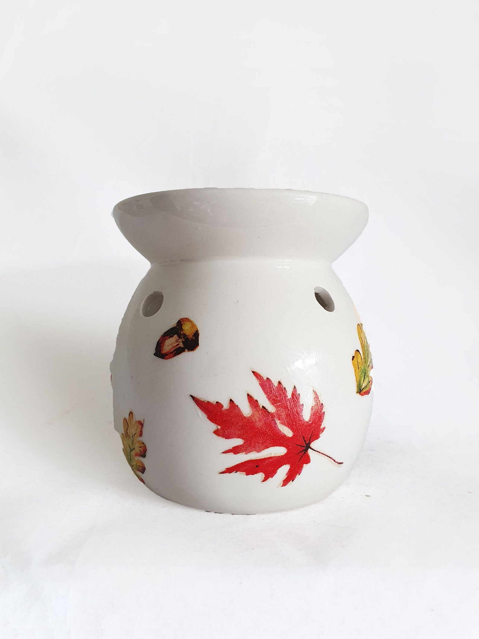 Autumn Leaves Oil Burner Leaf Wax Warmer Autumnal Decor Etsy UK