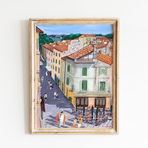 Arles art poster | Arles France artwork| French Provence art