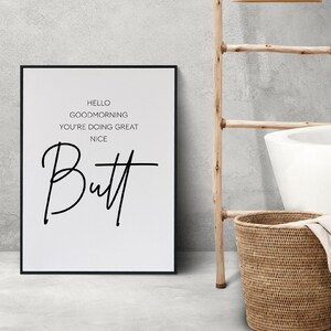 Funny Bathroom Poster, Instant Download, Funny Bathroom Signs, Funny Guest Toilet Poster, Minimalist Poster, Bathroom Printable Art