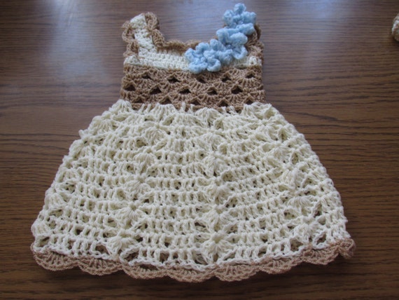 Crochet Baby Dress Pattern: Newborn to 12 Months (PDF Pattern)