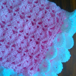 Instant download - Blanket Crochet PATTERN (pdf file) , baby blanket pattern, crochet blanket, diy Baby Blanket Crochet Pattern Tutorial