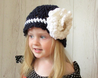 Flower hat, fall baby hat, crochet hat pattern, knit pattern, easy hats, diy crochet hat, toddler hat pattern, flower beanie , baby girl cap