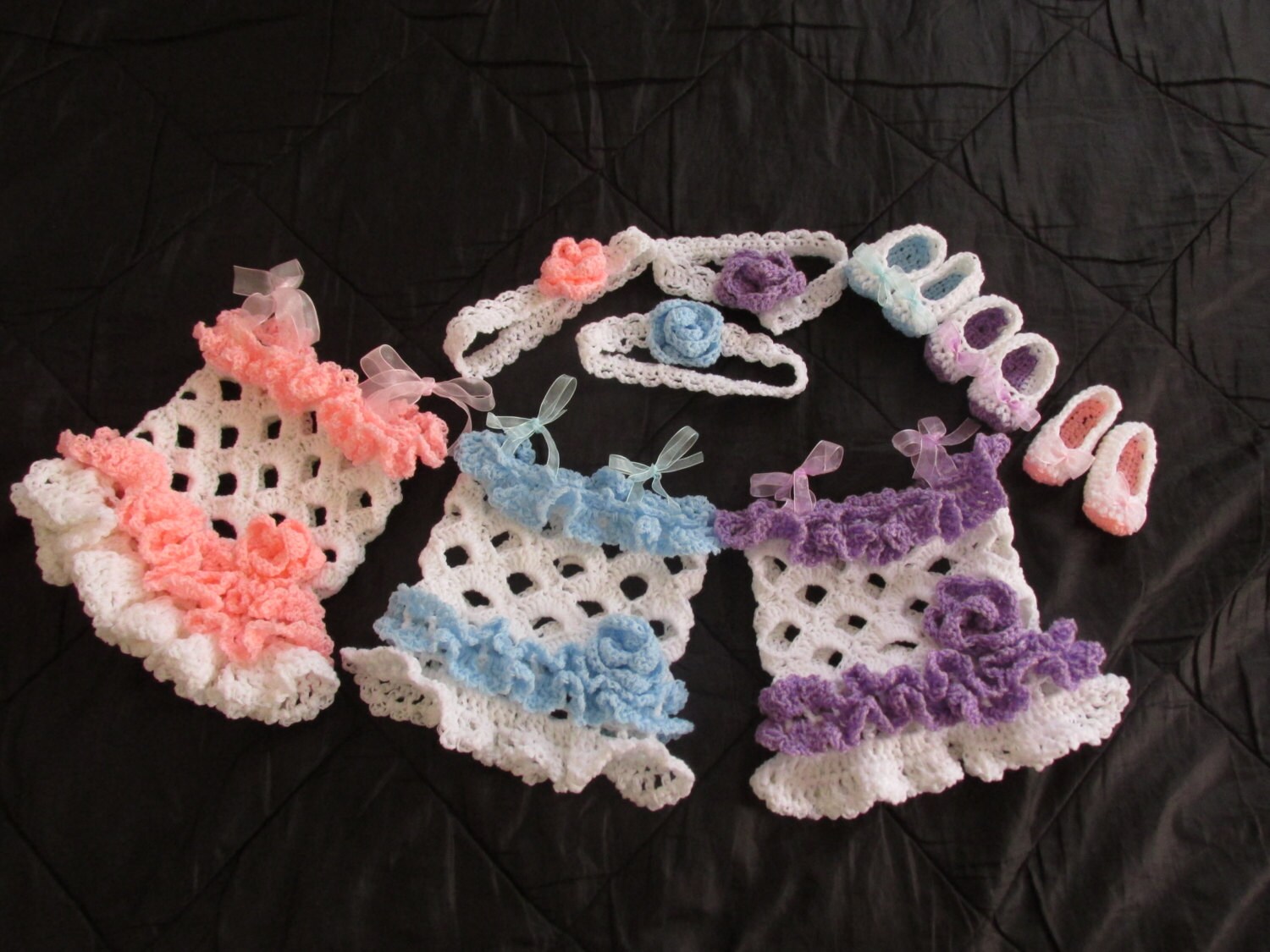 baby crochet pattern, baby dress pattern, lacy crochet dress, baby sun dress, lacy dress pattern, crochet pattern set,  crochet lace dress