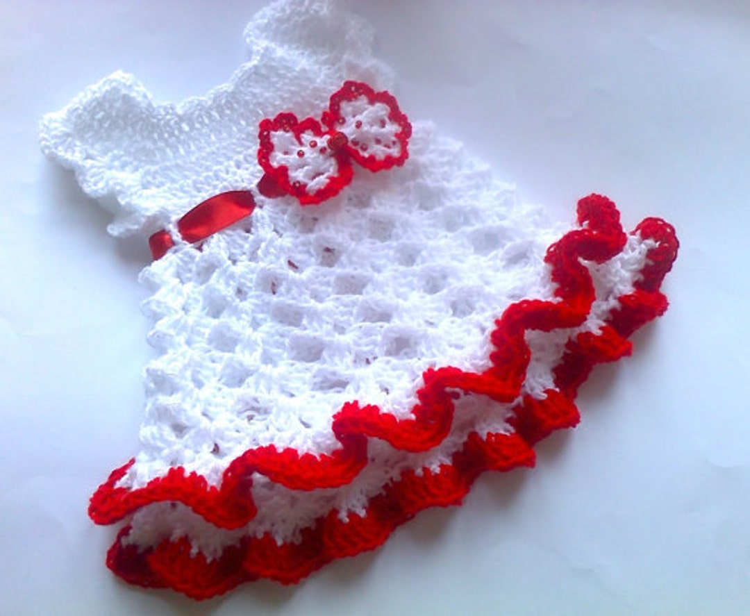 Baby Dress Pattern Crochet Baby Dress Baby Girl Crochet Pattern Dress ...