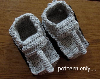 Tank slippers pattern, panzer tank slippers crochet pattern , crochet instruction