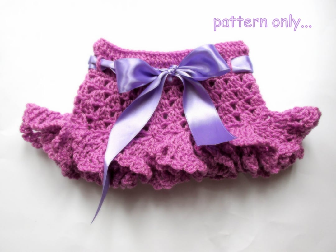 Baby Skirt Crochet Pattern , Toddler Skirt Pattern, DIY Crochet Skirt