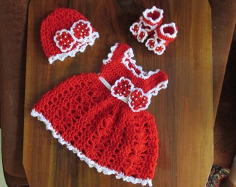 Crochet Baby Dress Pattern: Newborn to 12 Months (PDF Pattern)