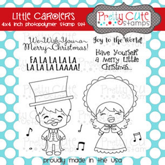 Carolers Clear Stamps