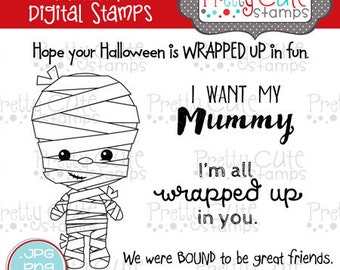 Mummy DIGITAL Stamp Set