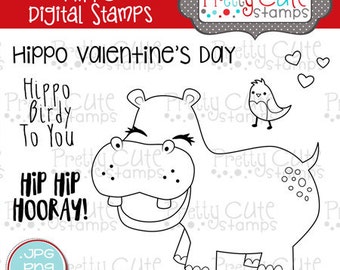 Hippo DIGITAL Stamp Set